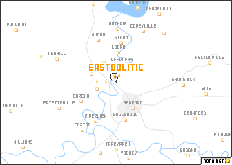 map of East Oolitic