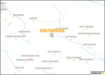 map of East Orange