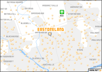 map of East Oreland