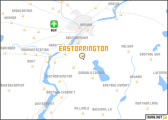 map of East Orrington