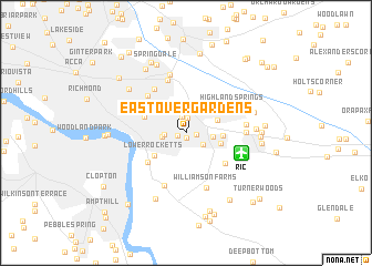 map of Eastover Gardens