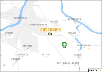 map of East Paris