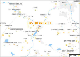 map of East Pepperell