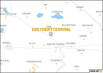 map of Eastpoint Terminal