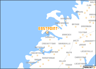 map of East Point