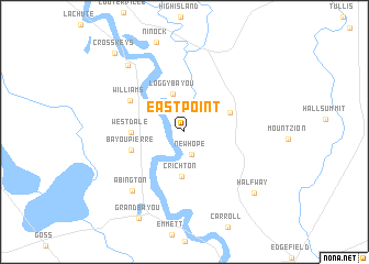 map of East Point