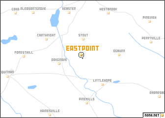 map of East Point