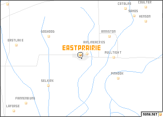 map of East Prairie