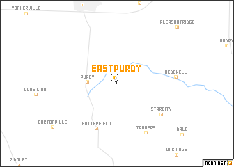 map of East Purdy