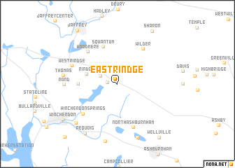 map of East Rindge