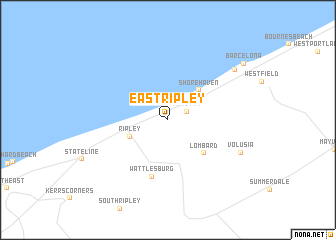 map of East Ripley