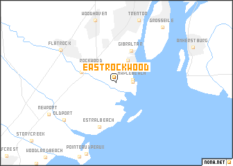 map of East Rockwood