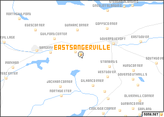 map of East Sangerville