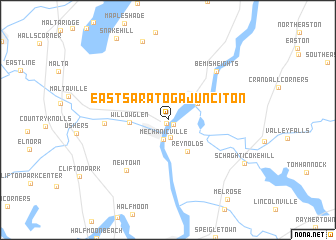 map of East Saratoga Junciton