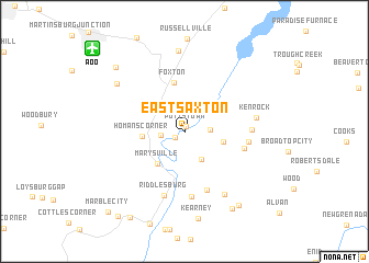 map of East Saxton