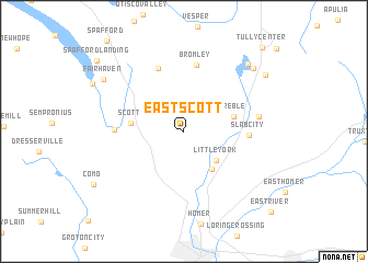 map of East Scott