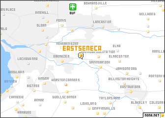 map of East Seneca