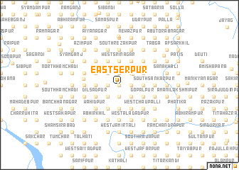 map of East Serpur