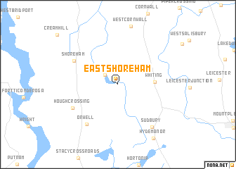map of East Shoreham