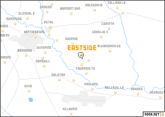 map of Eastside