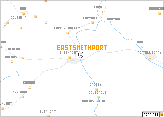 map of East Smethport