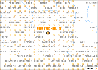 map of East Sohalia