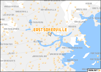 map of East Somerville