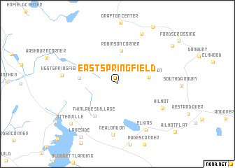 map of East Springfield