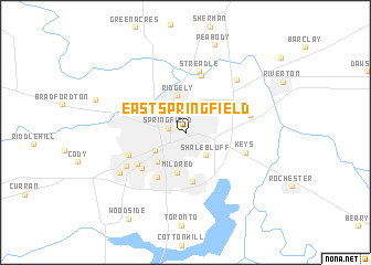 map of East Springfield