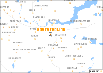 map of East Sterling