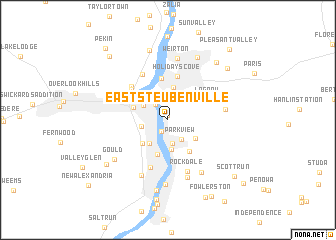 map of East Steubenville