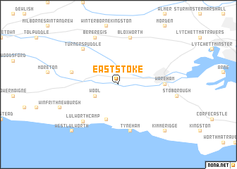 map of East Stoke