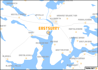 map of East Surry