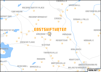 map of East Swiftwater