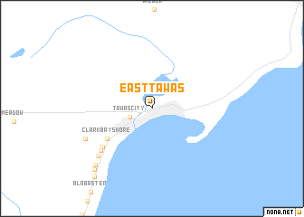 map of East Tawas