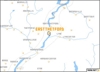 map of East Thetford