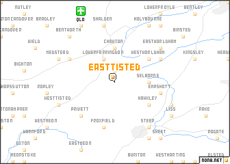 map of East Tisted