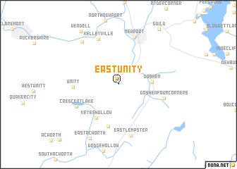 map of East Unity