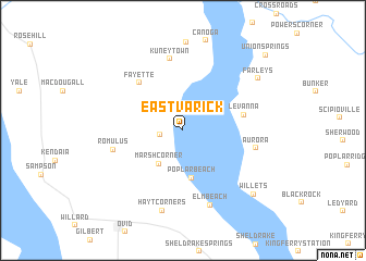 map of East Varick