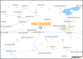 map of East Verona