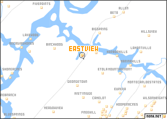 map of East View