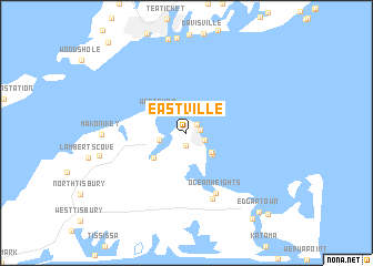 map of Eastville