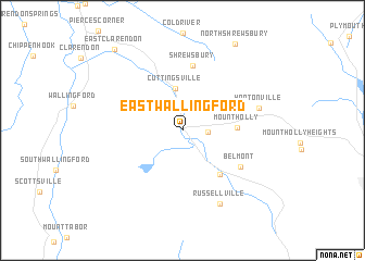 map of East Wallingford