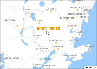 map of East Warren