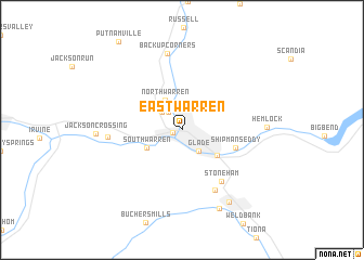 map of East Warren