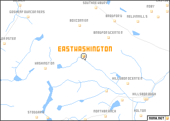 map of East Washington