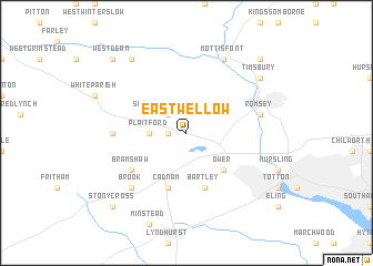 map of East Wellow