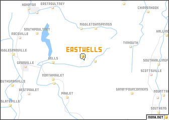 map of East Wells