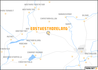 map of East Westmoreland