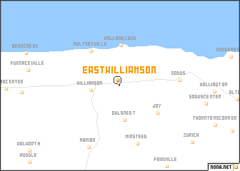 map of East Williamson